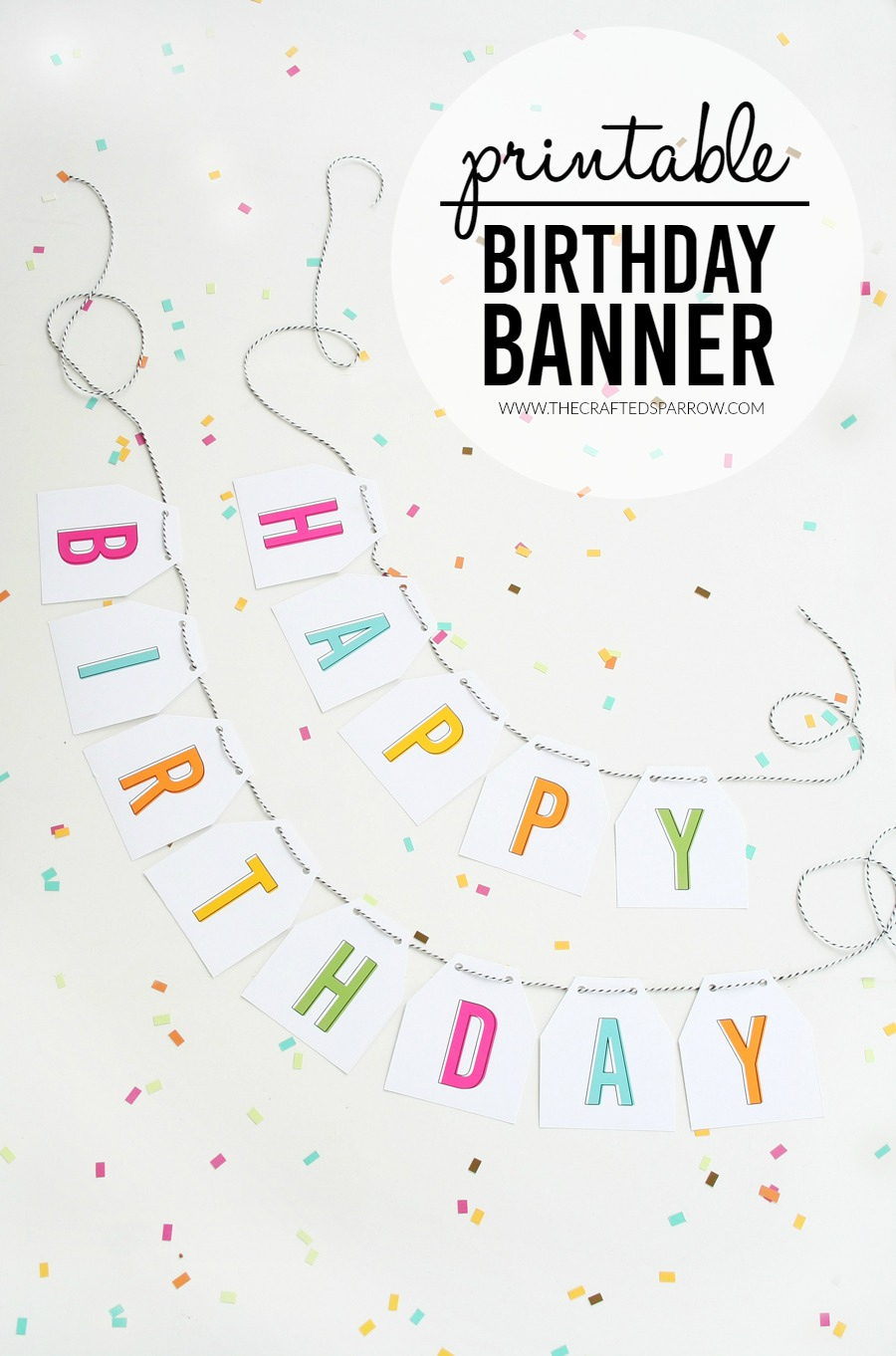 Free Printable Birthday Banner in Free Printable Happy Birthday Signs