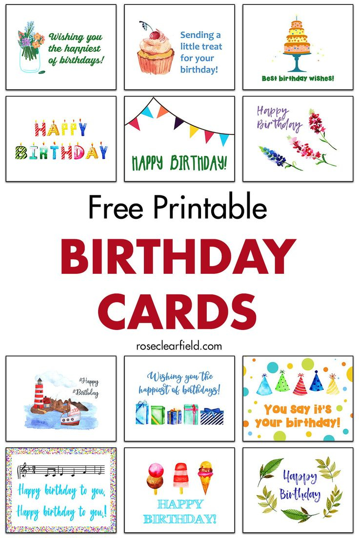 Free Printable Birthday Cards | Free Printable Birthday Cards intended for Free Printable Cards