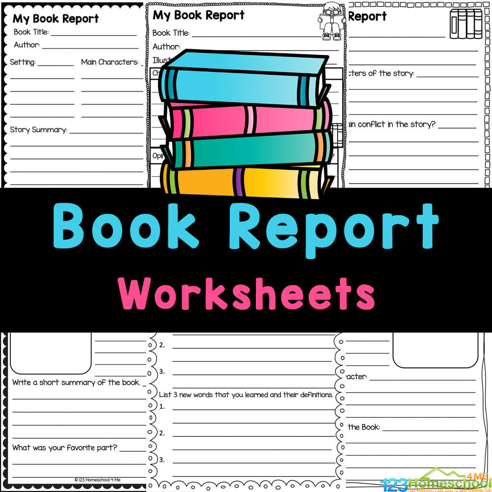 Free Printable Book Report Worksheets And Template Form regarding Free Printable Book Report Forms