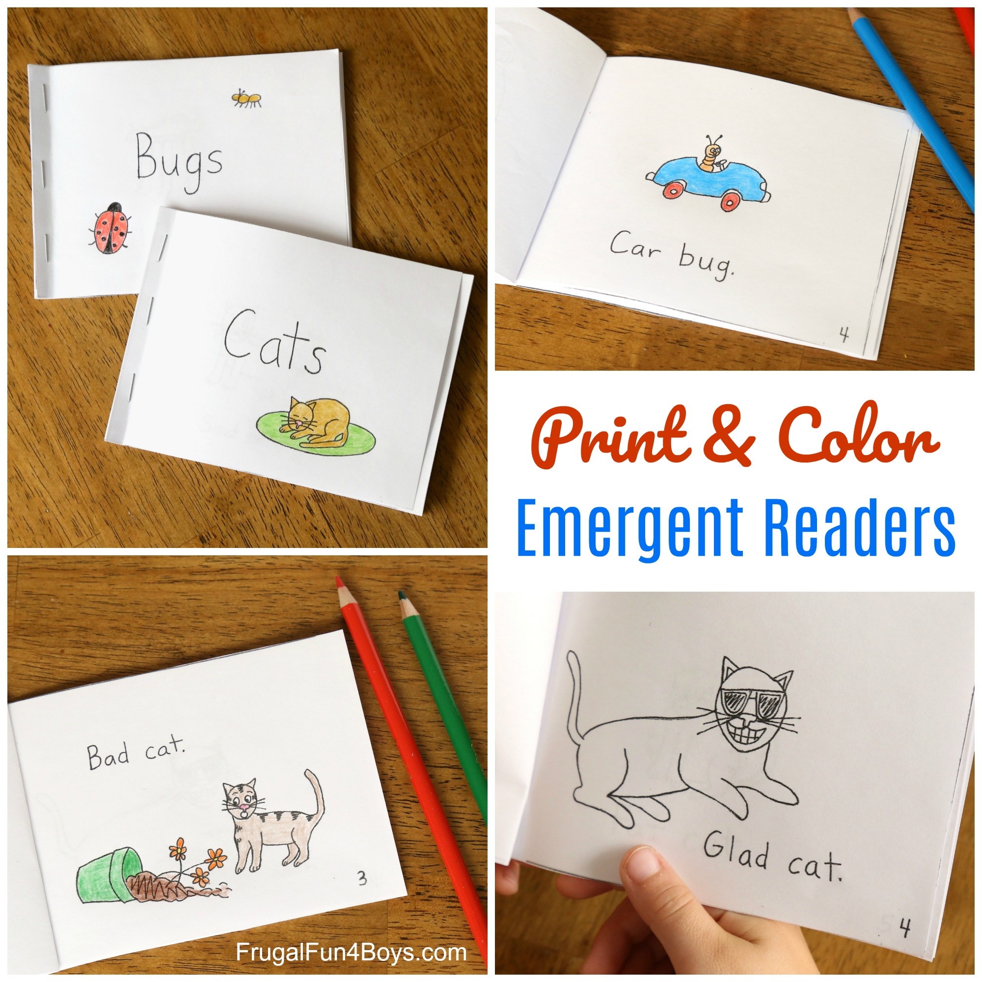 Free Printable Books For Beginning Readers - Level 1 (Easy in Free Printable Books for Beginning Readers