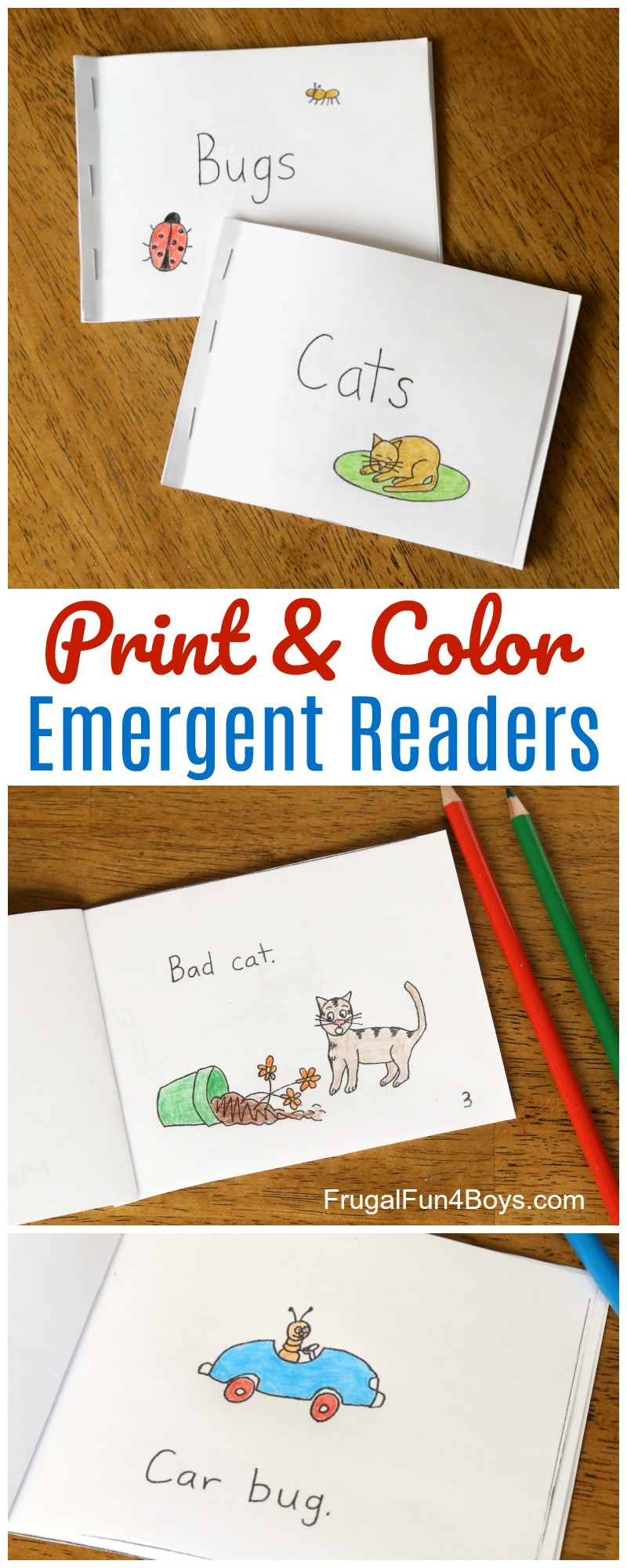 Free Printable Books For Beginning Readers - Level 1 (Easy within Free Printable Books for Beginning Readers