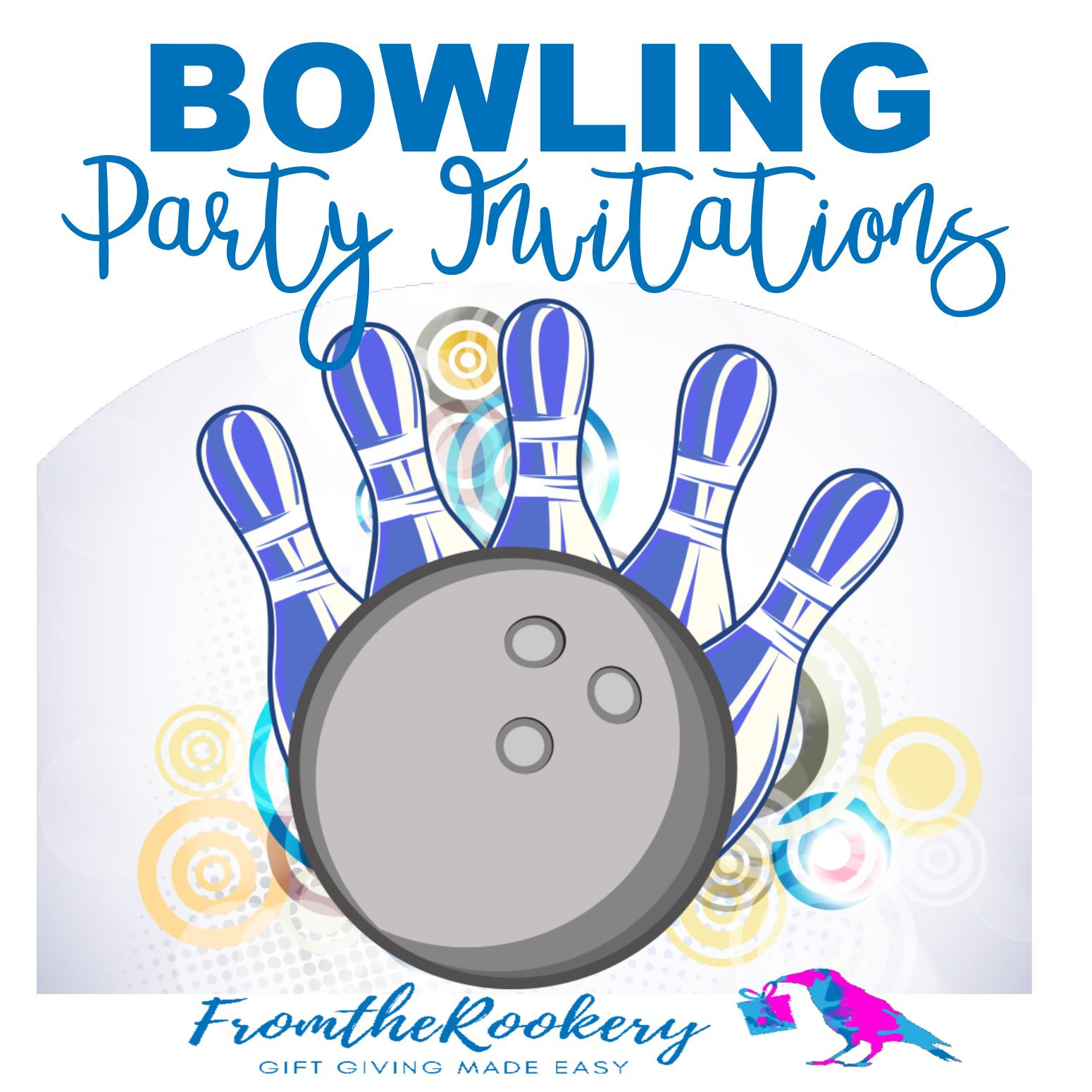 Free Printable Bowling Invitations inside Free Printable Bowling Ball Template