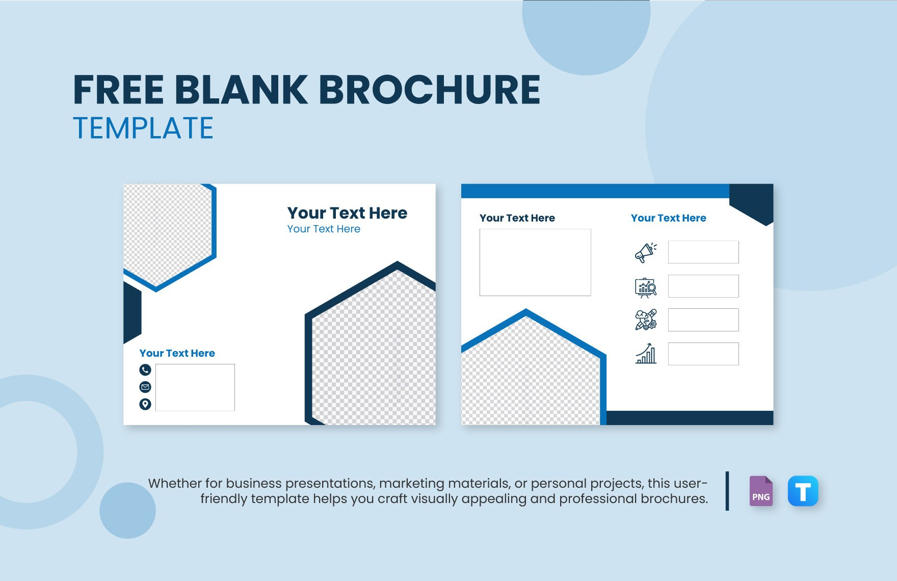 Free Printable Brochure Templates &amp;amp; Examples - Edit Online &amp;amp; Download inside Free Printable Brochure Maker Download