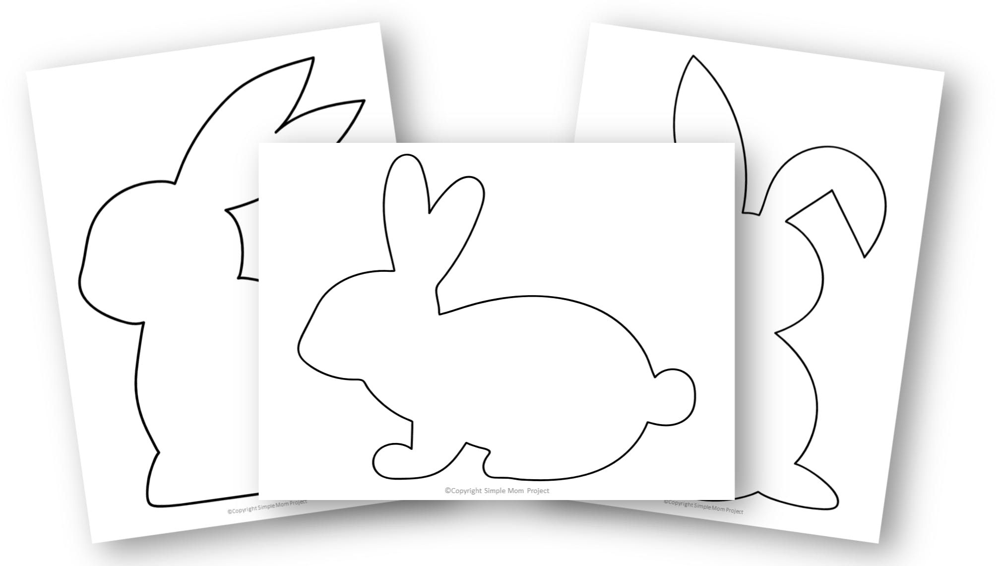 Free Printable Bunny Rabbit Templates | Easter Bunny Template pertaining to Free Printable Rabbit Template