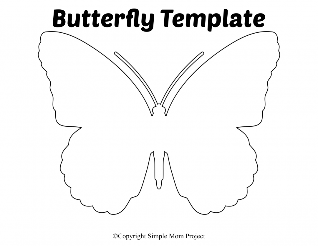 Free Printable Butterfly Templates | Butterfly Template, Butterfly with regard to Free Printable Butterfly Template