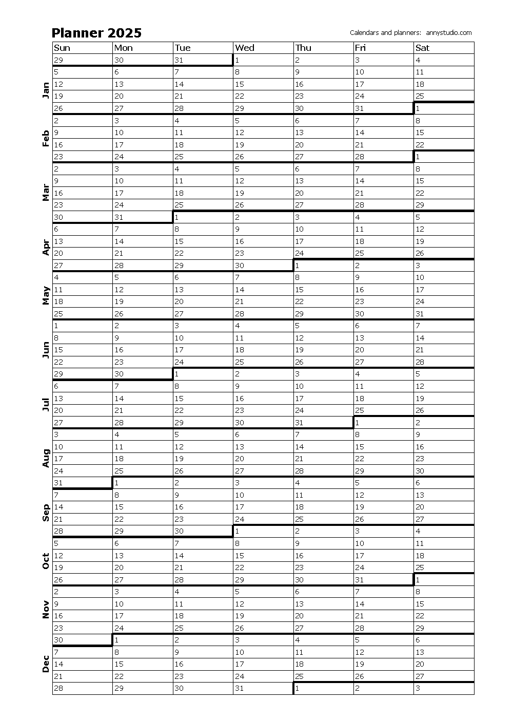 Free Printable Calendars And Planners 2024, 2025 And 2026 with regard to Free Printable Daily Planner 2025