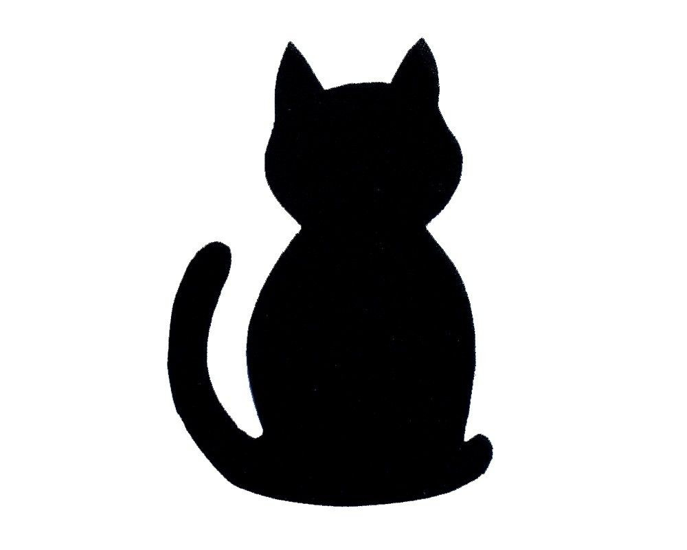 Free Printable Cat Applique Template with Free Printable Cat Silhouette