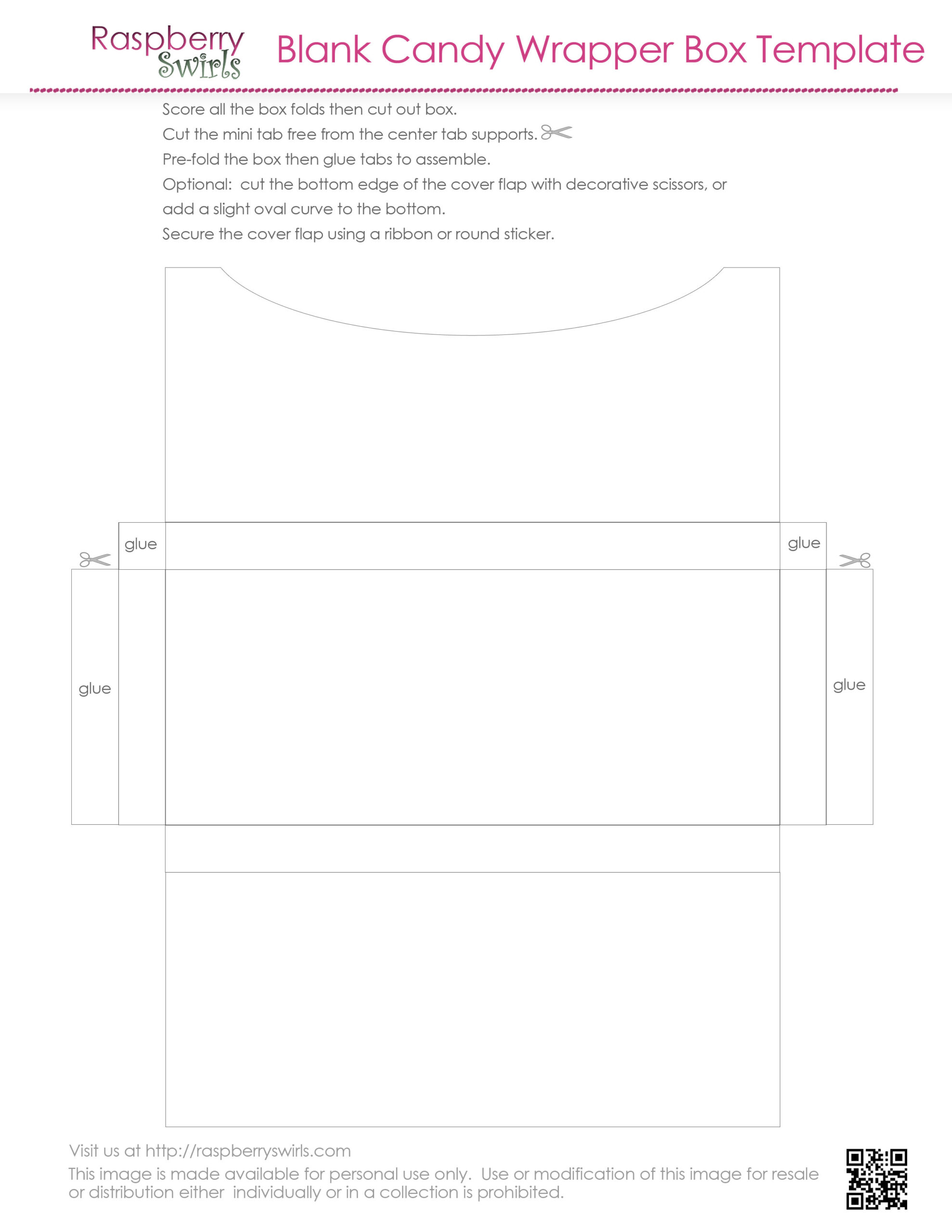 Free Printable Chocolate Candy Bar Wrapper Box Template for Free Printable Candy Bar Wrappers Templates