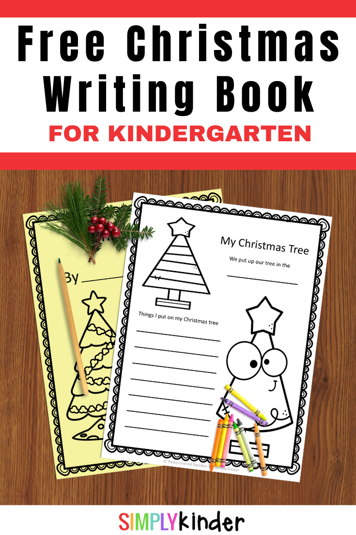 Free Printable Christmas Book To Inspire Your Kinders - Simply Kinder pertaining to Free Printable Christmas Books for Kindergarten