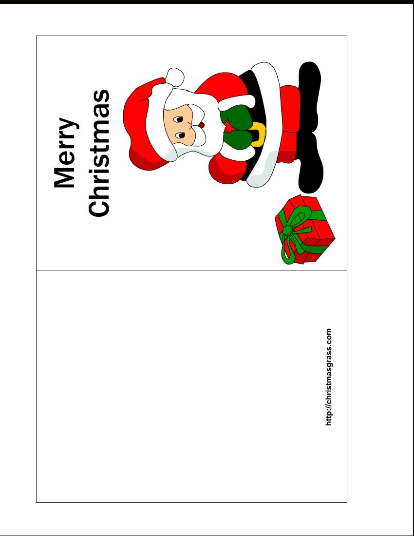 Free Printable Christmas Cards | Free Printable Christmas in Free Printable Christmas Card Templates