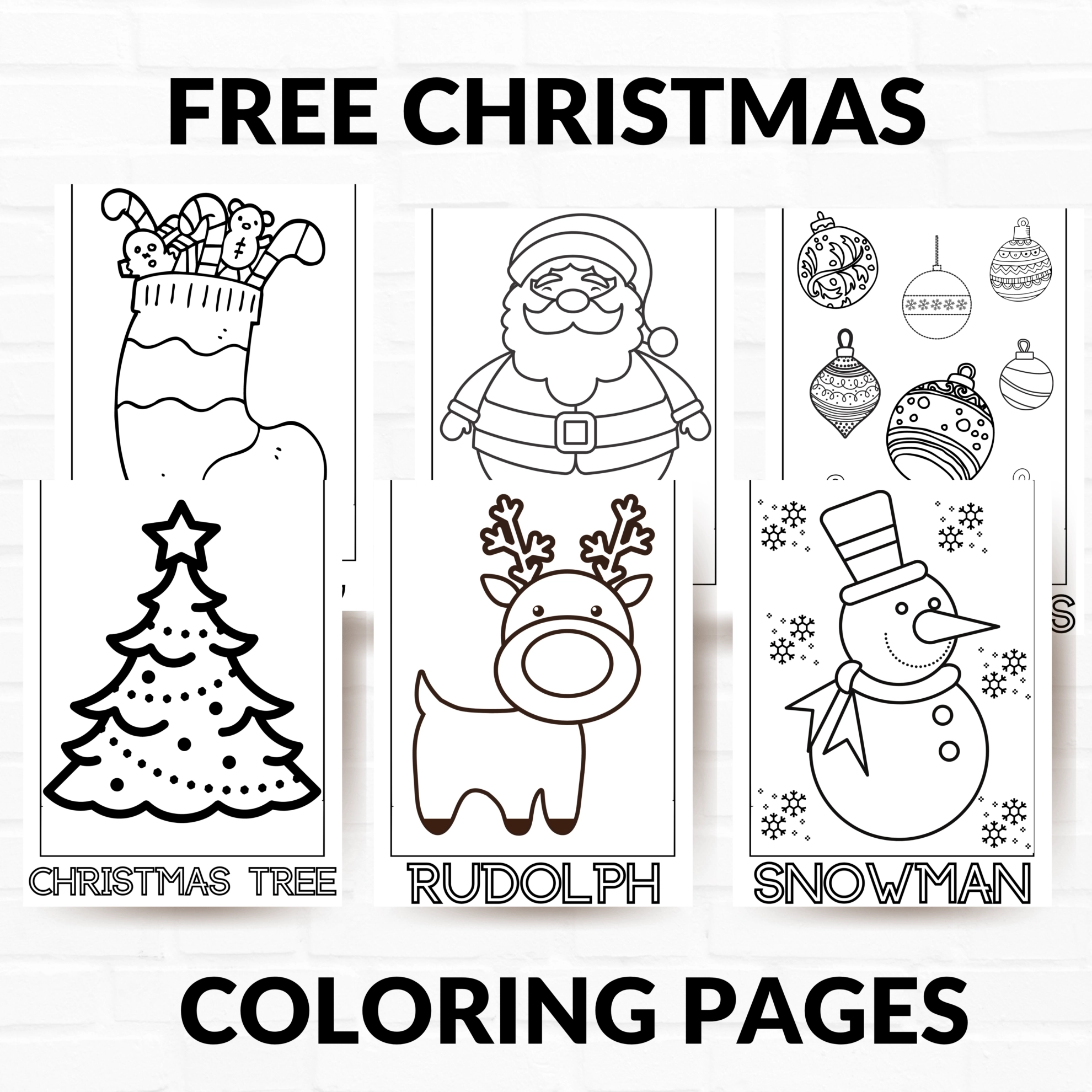 Free Printable Christmas Coloring Pages - About A Mom with regard to Christmas Pictures to Color Free Printable