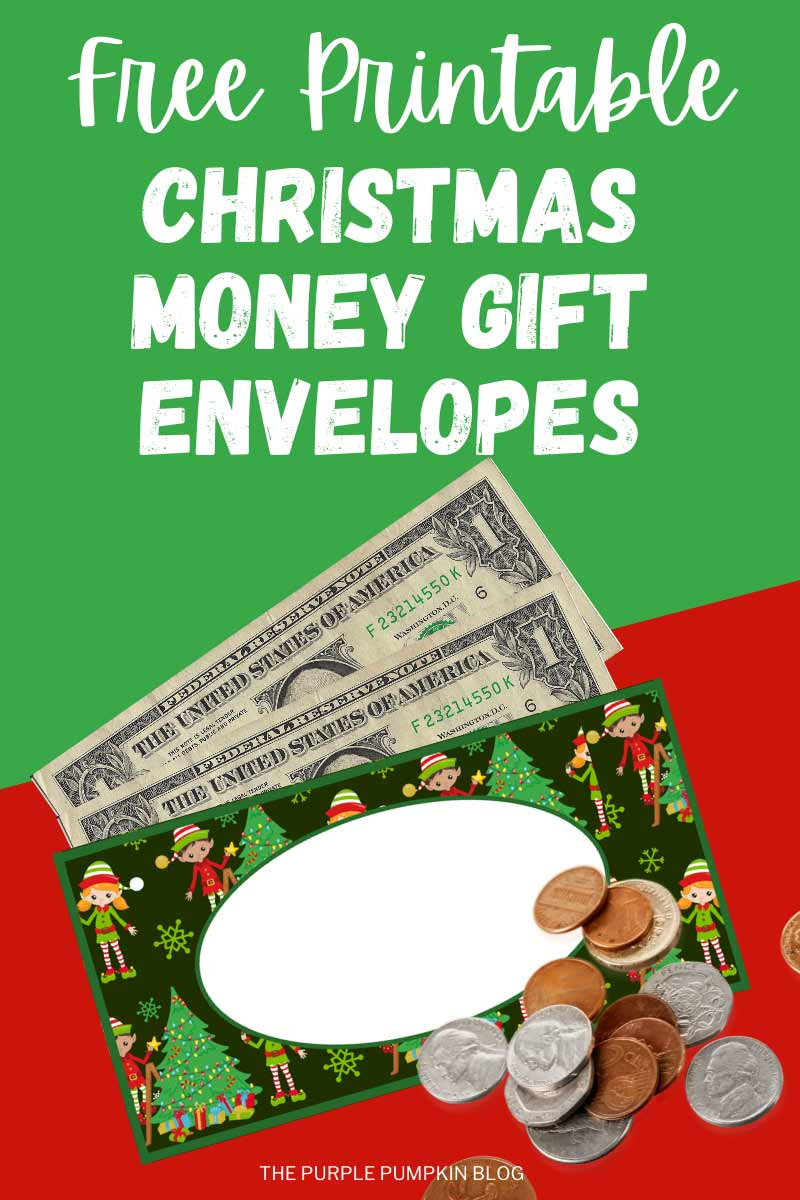 Free Printable Christmas Envelope Template For Cash Money Gifts in Christmas Money Wallets Free Printable