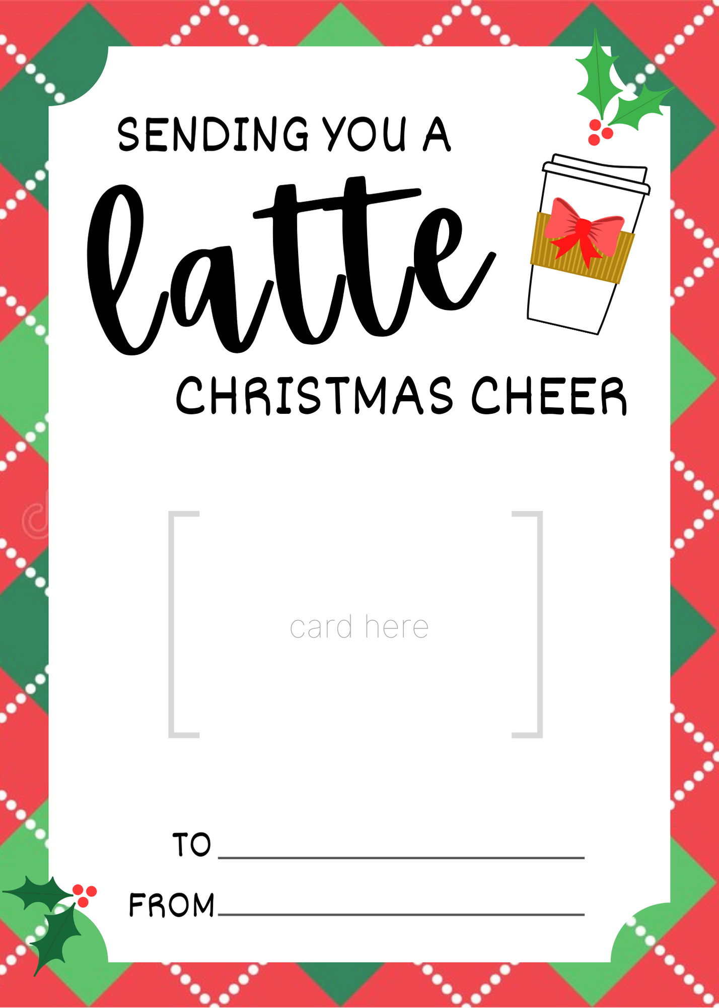 Free Printable Christmas Gift Card Holders - Honey + Lime with Free Printable Christmas Gift Cards