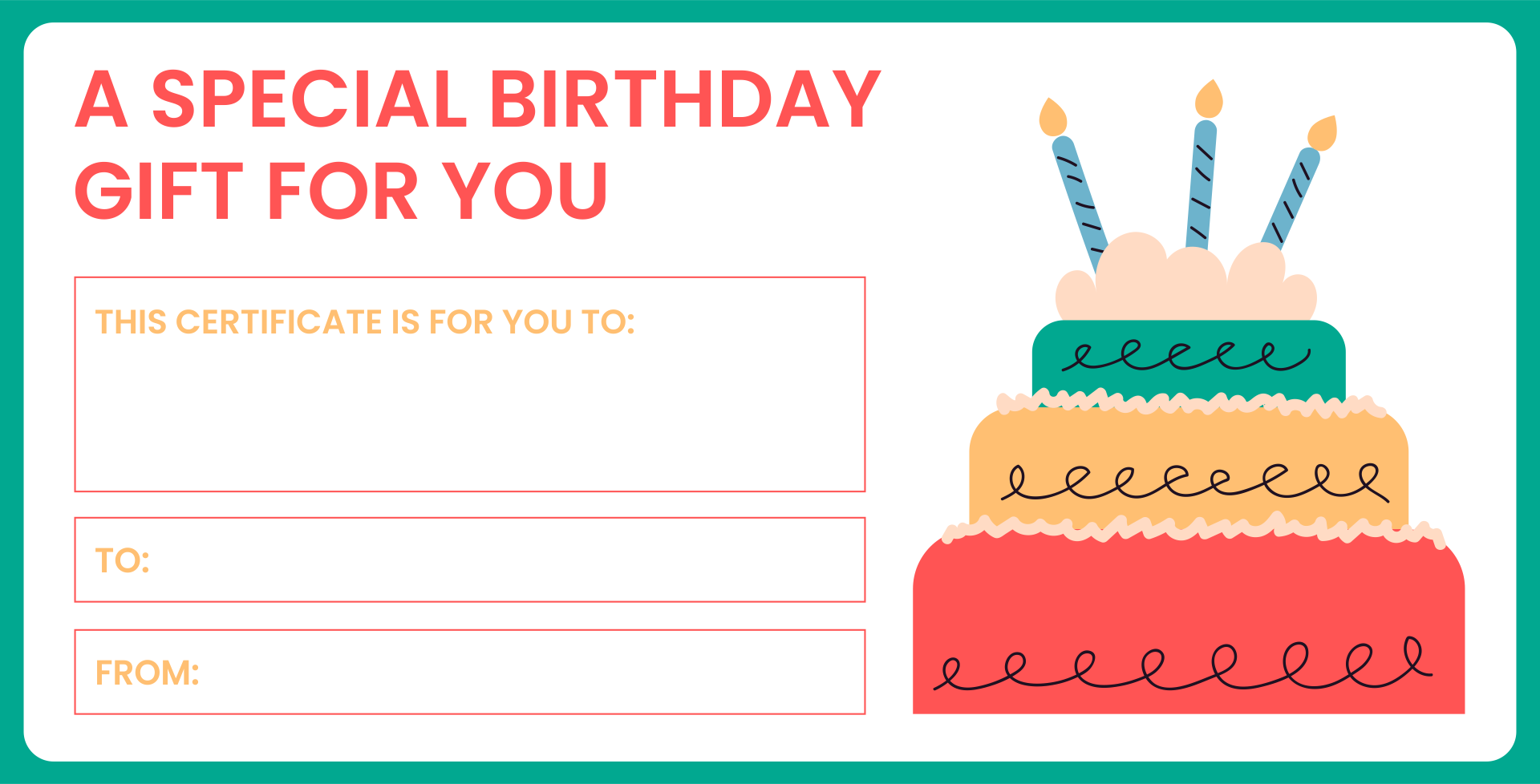 Free Printable Christmas Gift Voucher Templates for Free Printable Blank Birthday Coupons