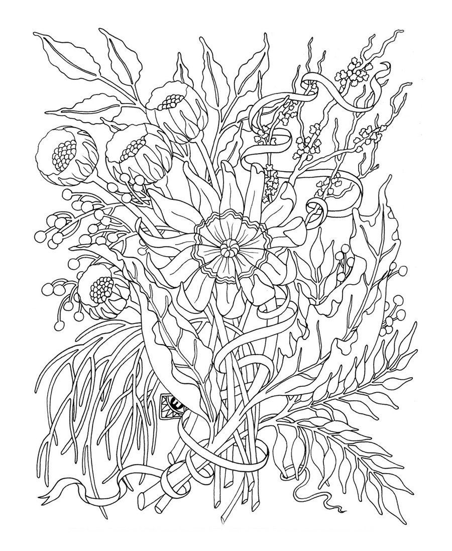 Free Printable Coloring Pages For Adults - Relax And Unwind With in Free Printable Coloring Book Pages For Adults