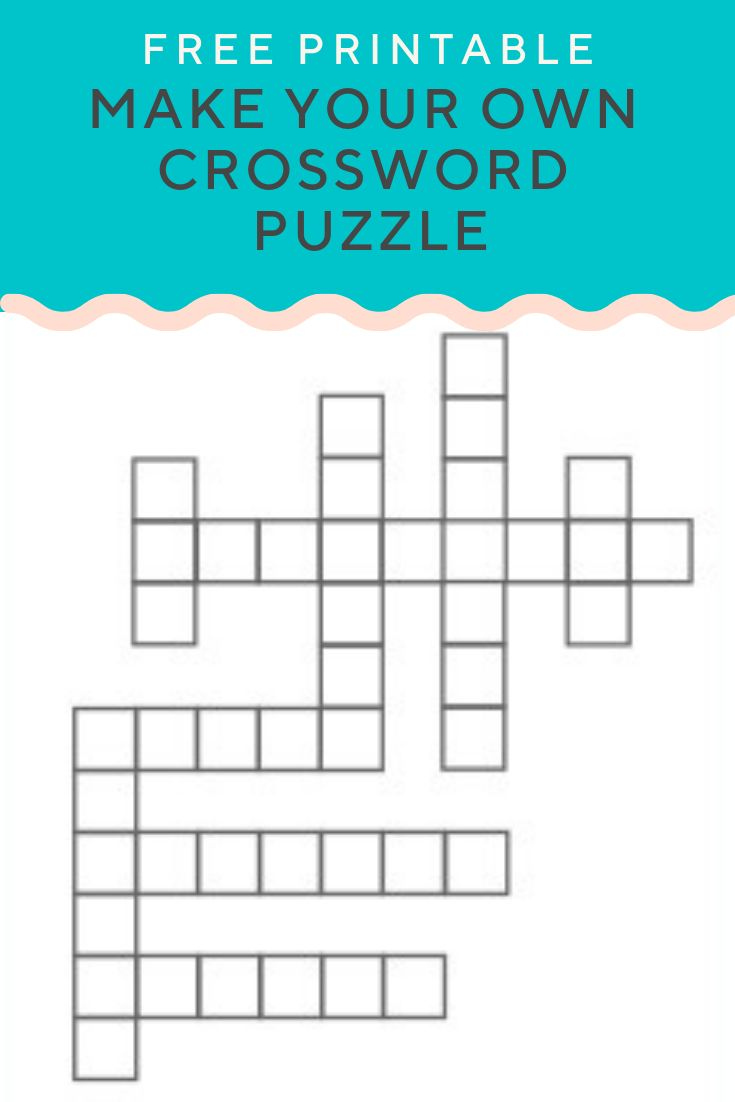 Free Printable Crossword Puzzles throughout Free Printable Crossword Puzzle Maker Download