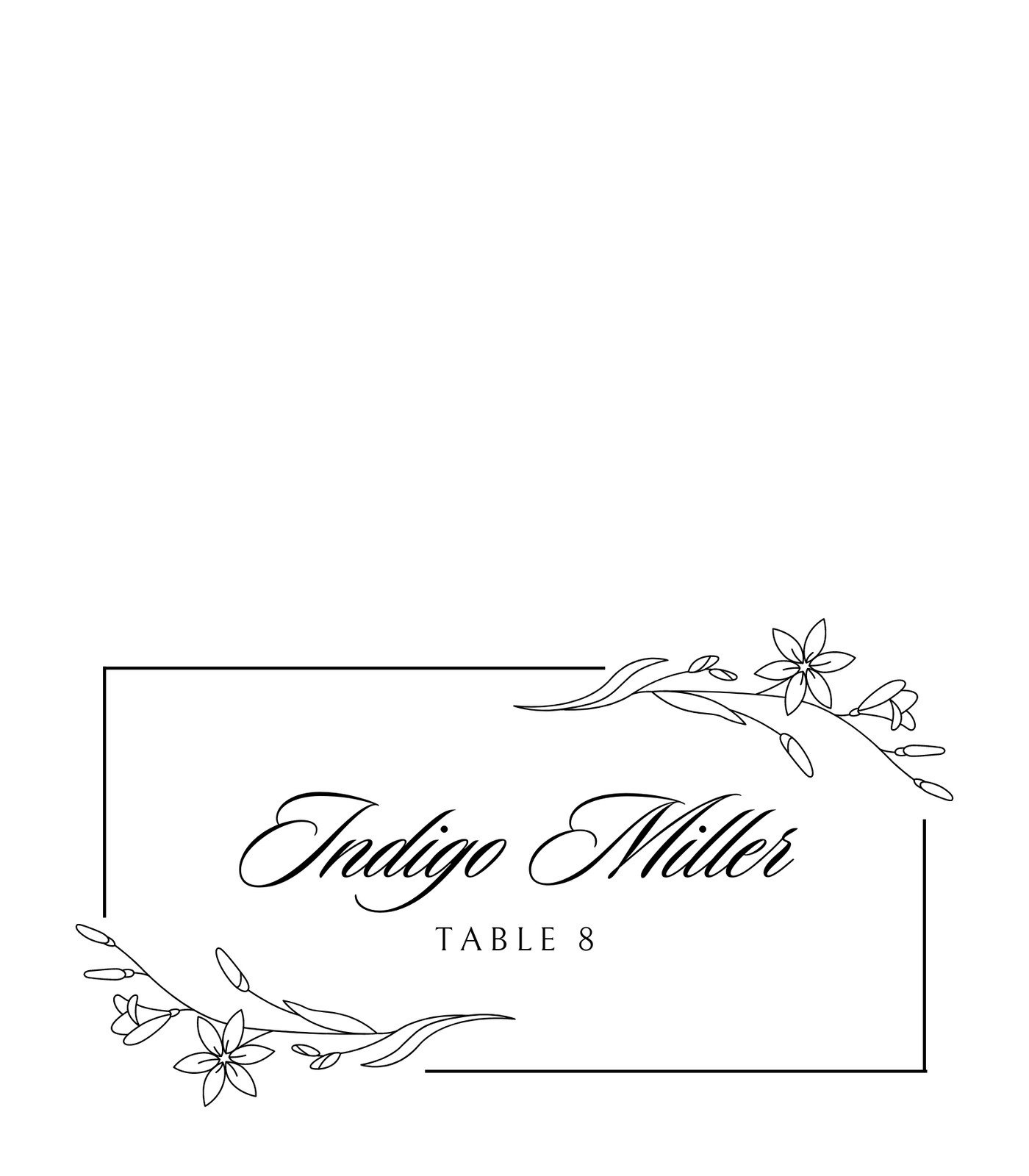 Free Printable Custom Place Card Templates | Canva with regard to Free Printable Place Cards Template