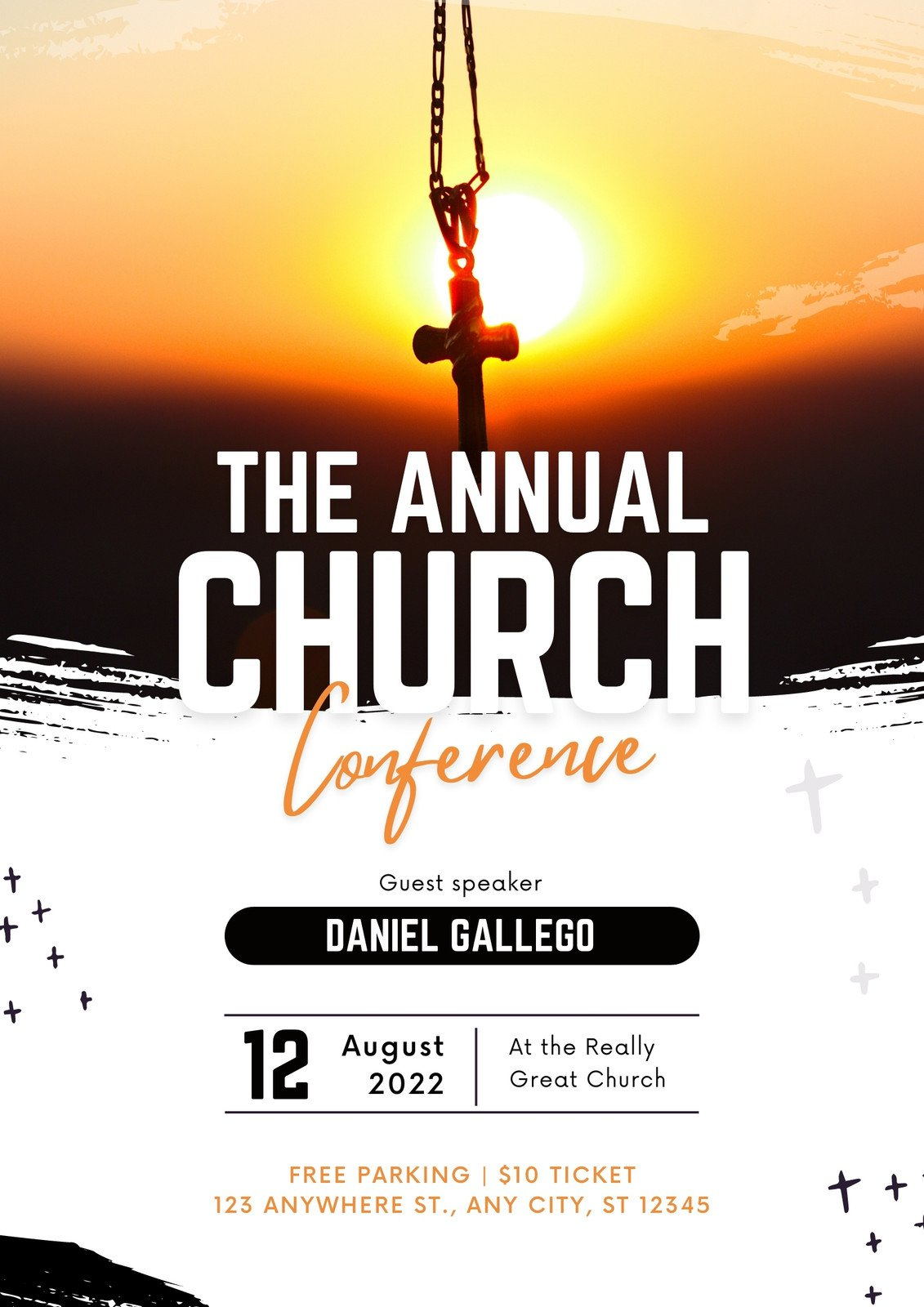 Free Printable, Customizable Church Flyer Templates | Canva throughout Free Printable Flyers for Church