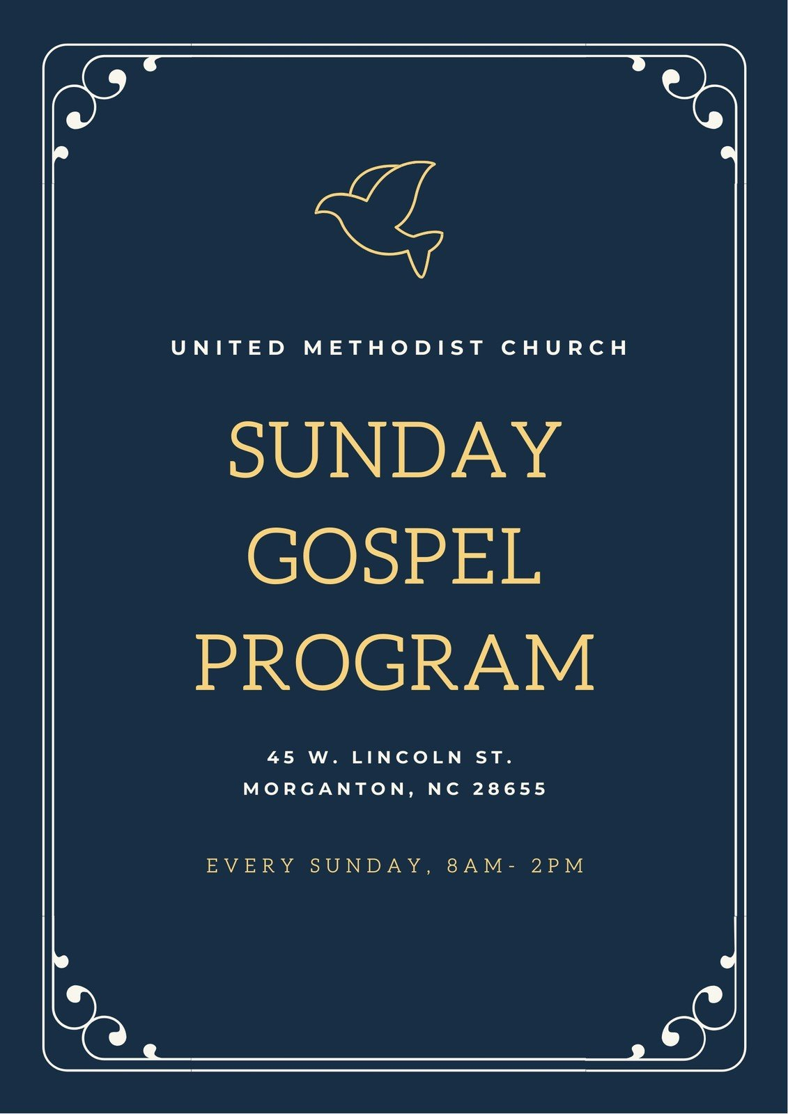 Free, Printable, Customizable Church Program Templates | Canva throughout Free Printable Church Program Templates