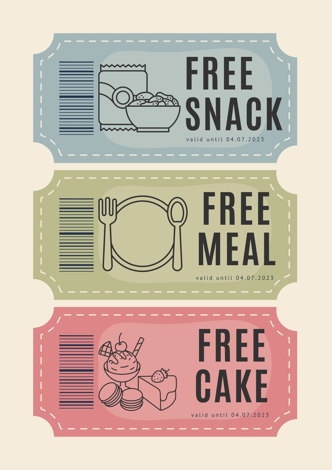 Free, Printable, Customizable Coupon Templates | Canva with Free Printable Coupons for Food