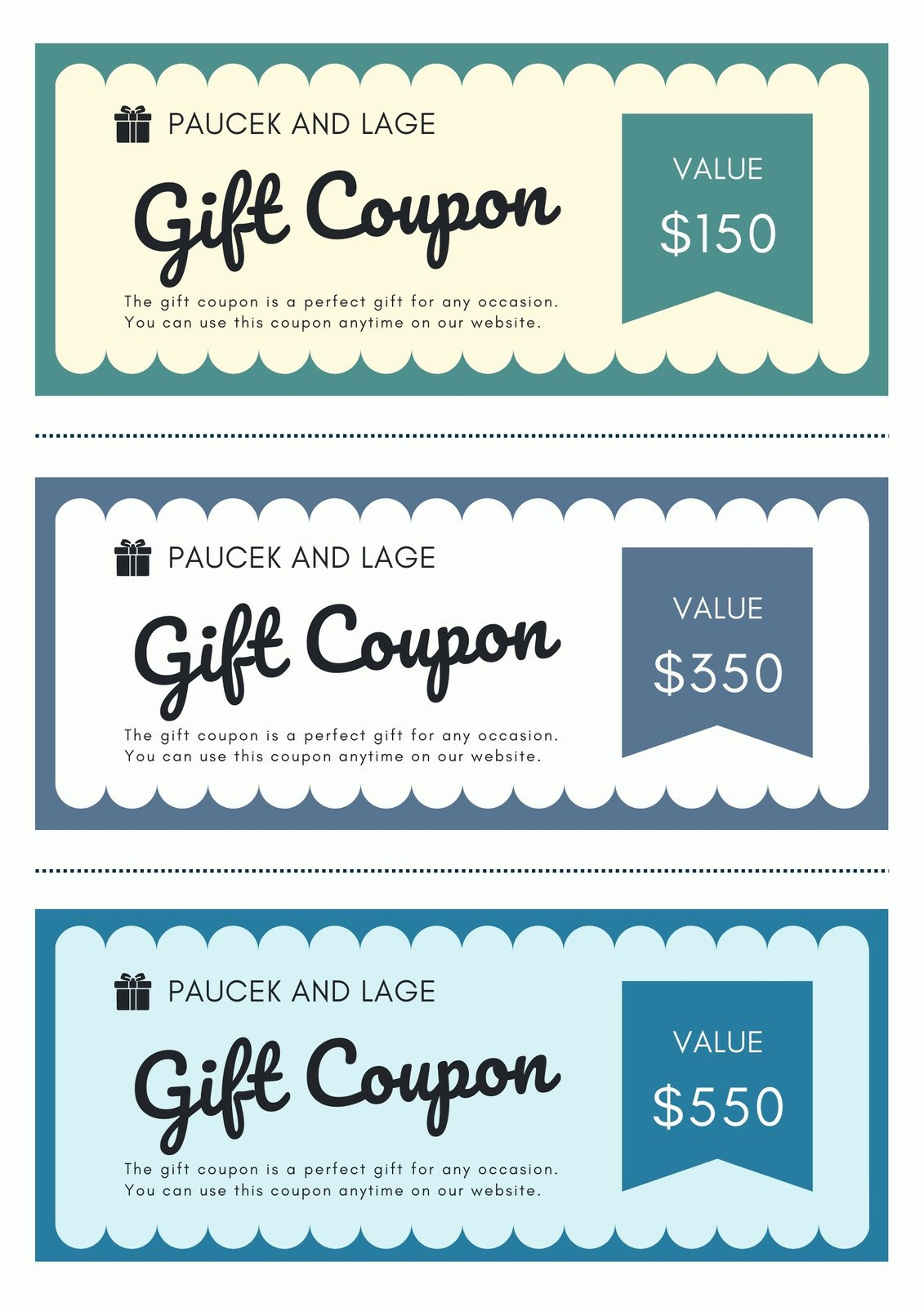 Free, Printable, Customizable Coupon Templates | Canva with regard to Free Printable Coupon Templates