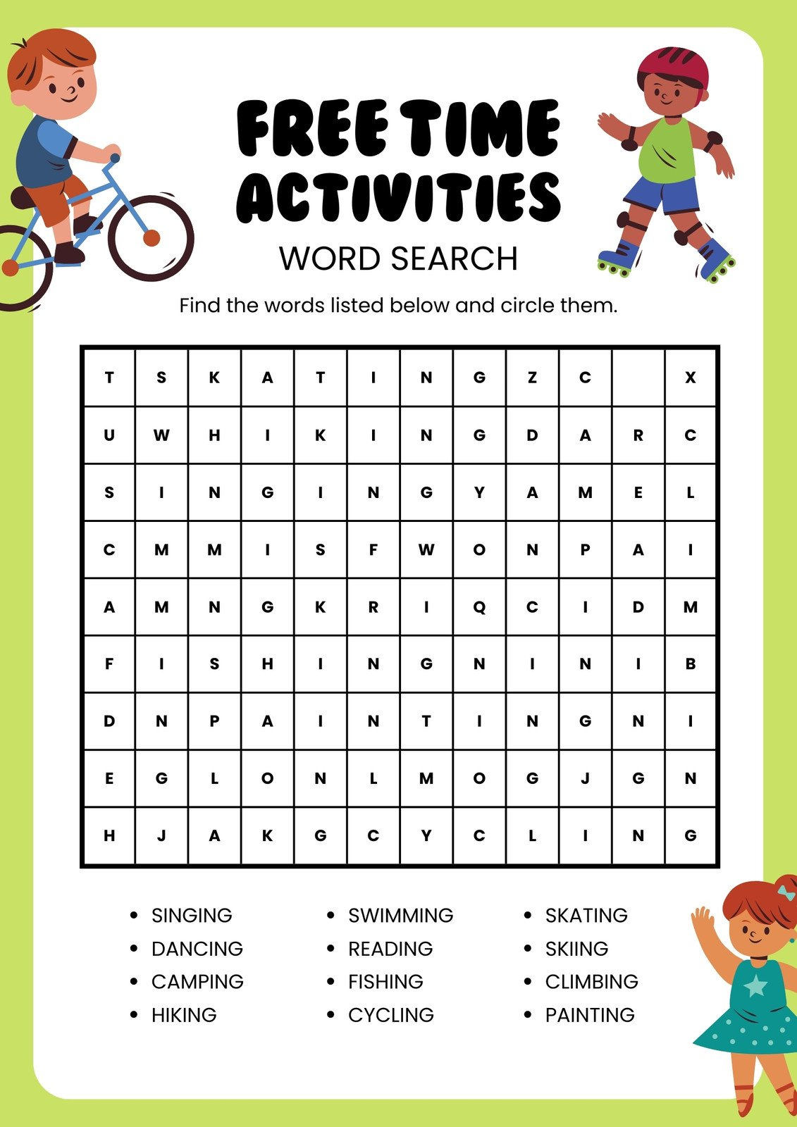 Free, Printable, Customizable English Worksheet Templates | Canva within Free Printable Esl Worksheets