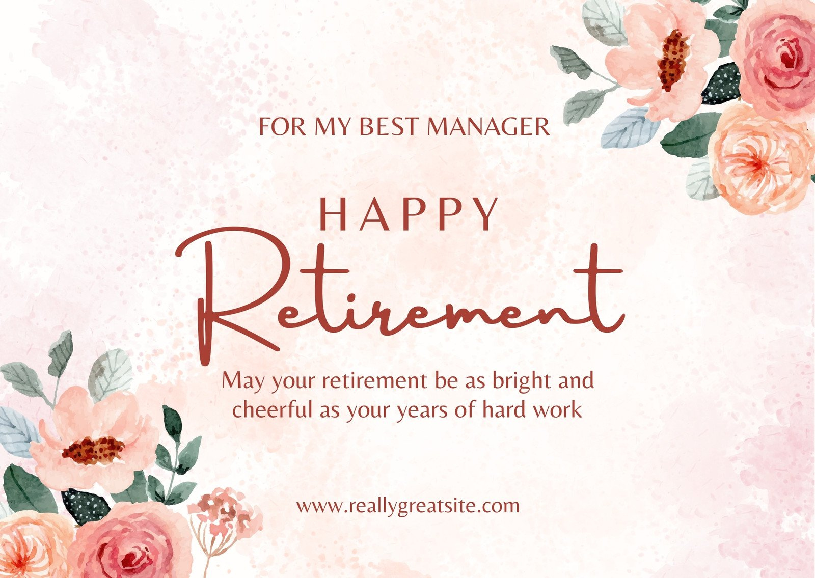 Free Printable, Customizable Retirement Card Templates | Canva with Free Printable Retirement Cards