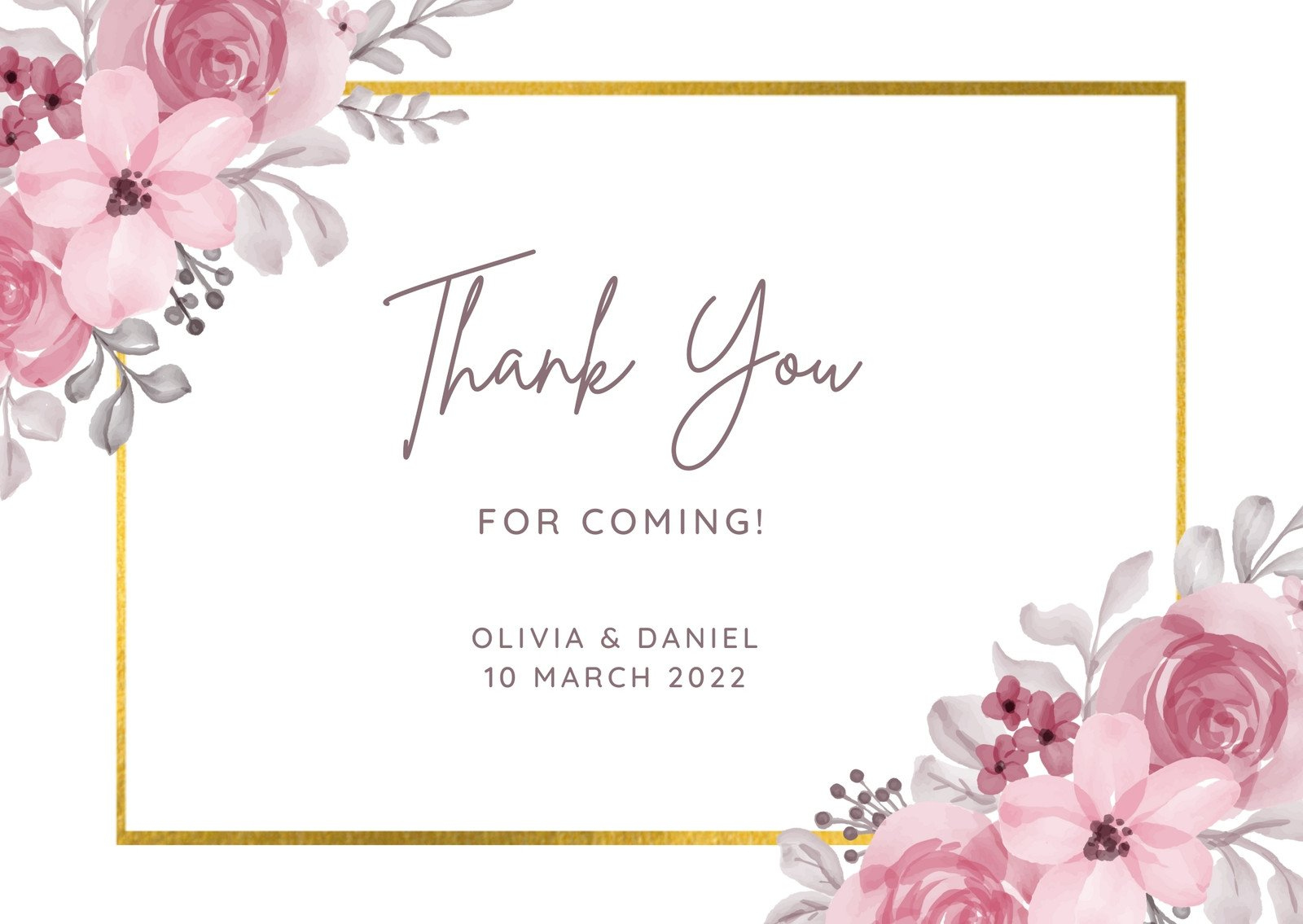 Free Printable, Customizable Wedding Card Templates | Canva in Wedding Wish Cards Printable Free