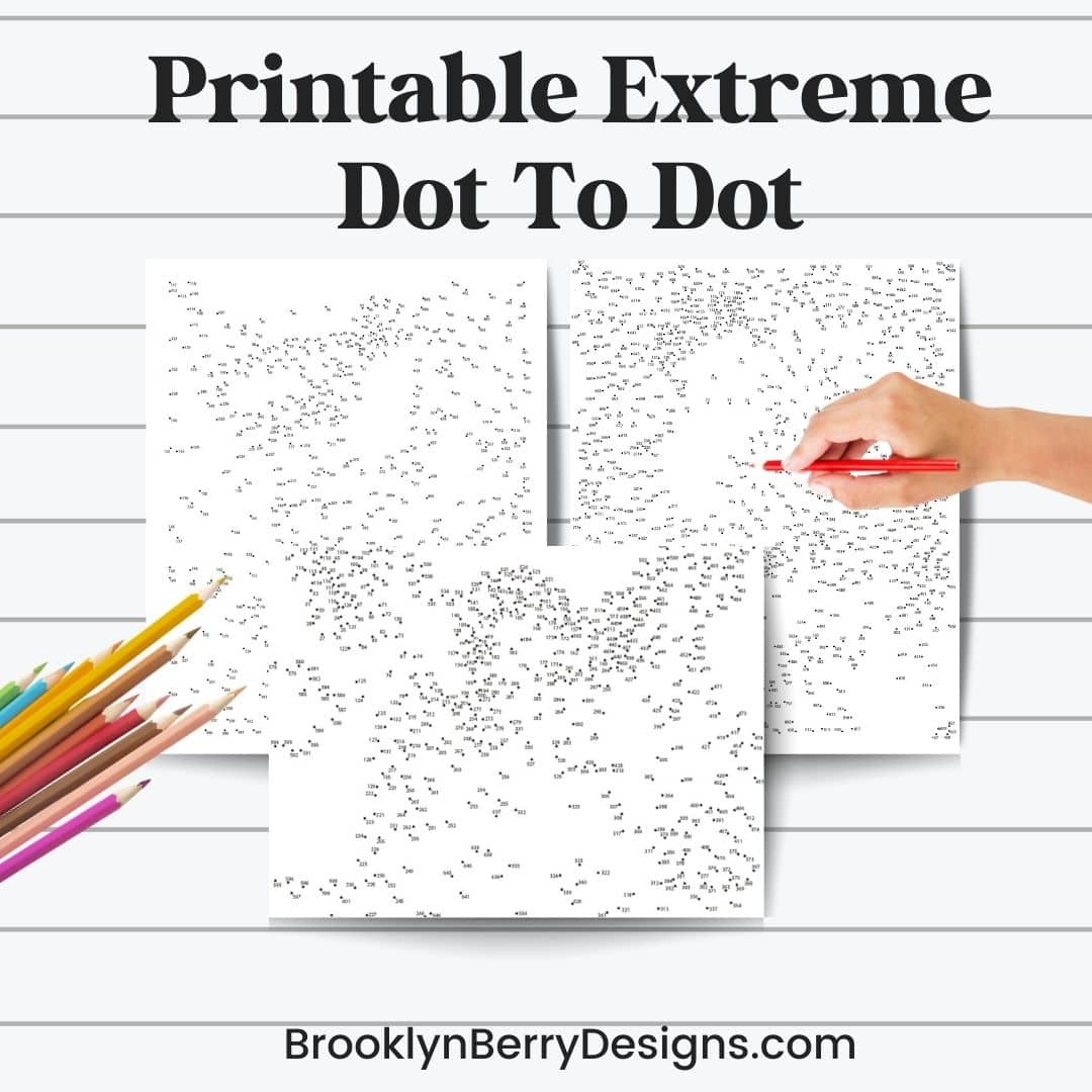 Free Printable Dot To Dot Extreme Level - Brooklyn Berry Designs with regard to Free Printable Dot to Dot Hard