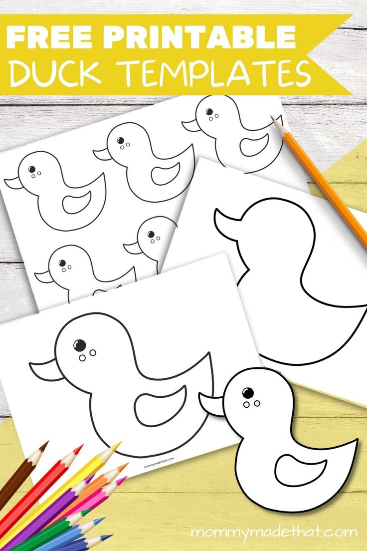 Free Printable Duck Templates For Crafts inside Free Duck Printables