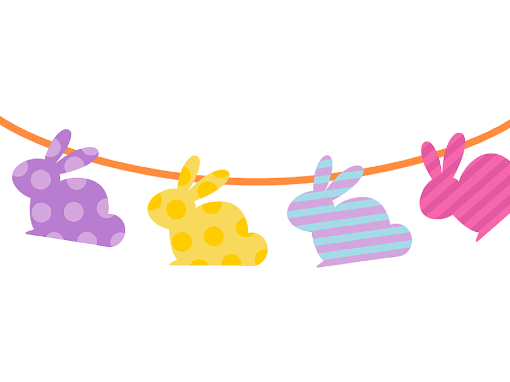 Free Printable Easter Banner &amp;amp; Cupcake Toppers - Magical Printable throughout Free Printable Easter Bunting