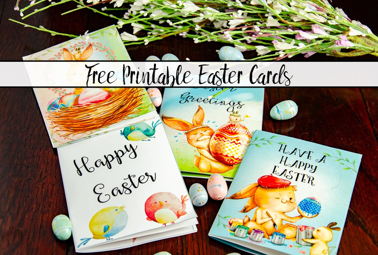 Free Printable Easter Cards: 4 Adorable Designs pertaining to Free Printable Easter Cards for Grandchildren