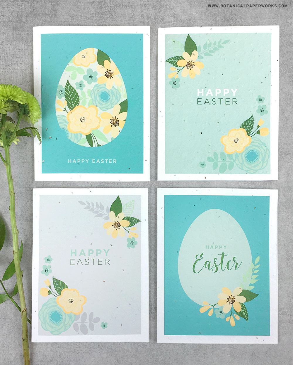 Free Printable} Easter Cards - Botanical Paperworks with regard to Free Printable Easter Greeting Cards