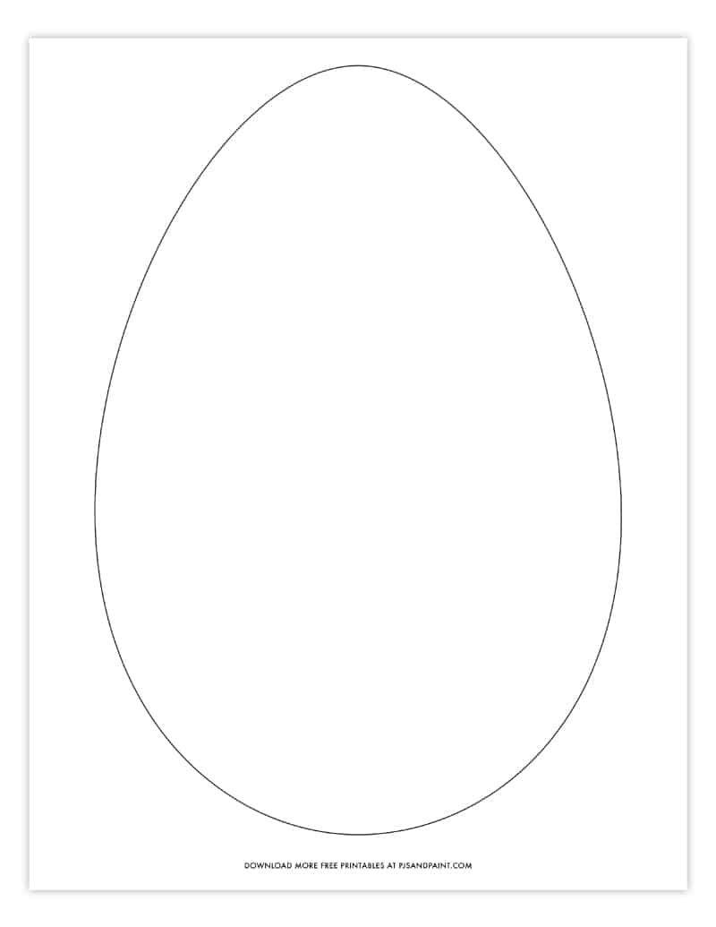 Free Printable Easter Egg Coloring Pages – Easter Egg Template with Easter Egg Template Free Printable