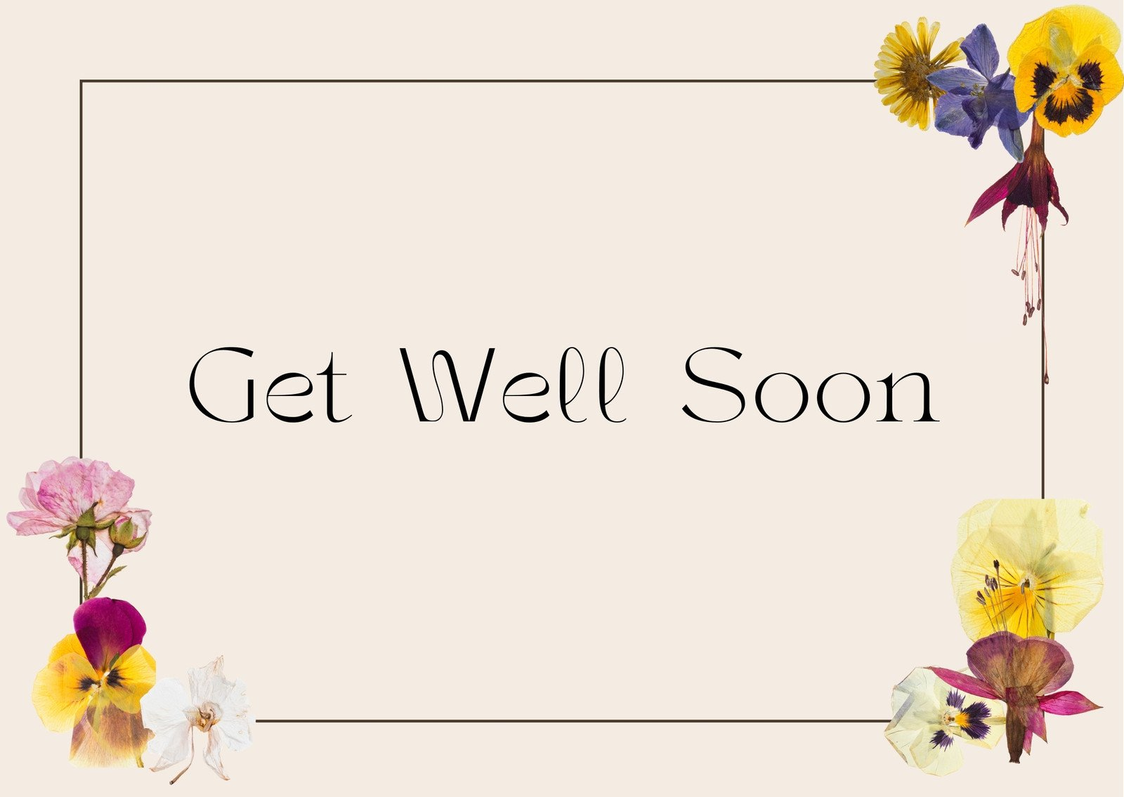 Free, Printable, Editable Get Well Soon Card Templates | Canva inside Free Printable Cards Online