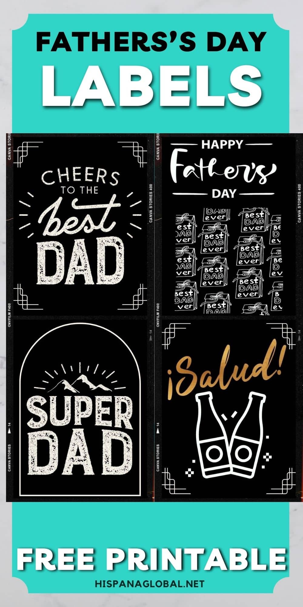 Free Printable Father&amp;#039;S Day Bottle Labels - Hispana Global inside Free Printable Father&amp;#039;S Day Labels