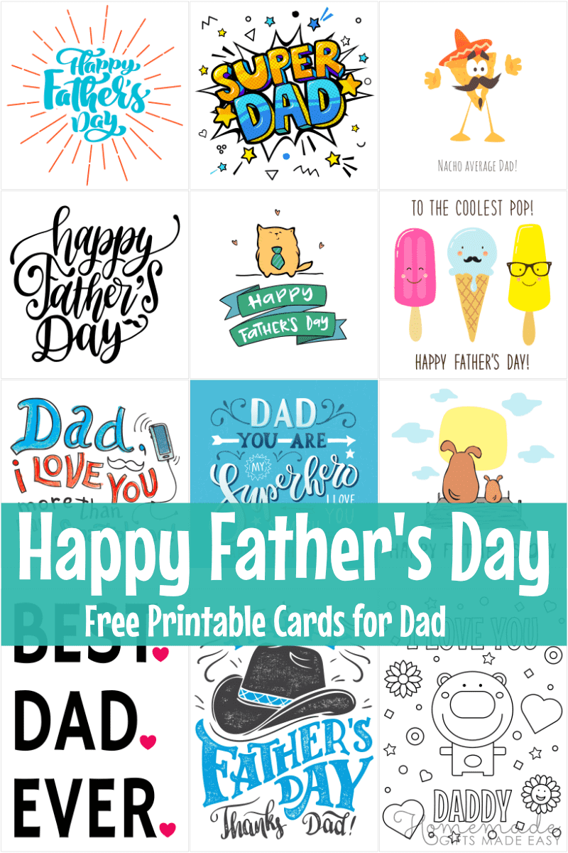 Free Printable Father&amp;#039;S Day Cards 2024 inside Free Printable Fathers Day Cards for Preschoolers