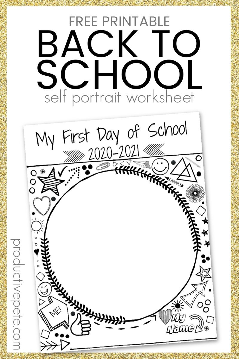 Free Printable First Day Of School Worksheet regarding Free Printable First Day Of School Activities