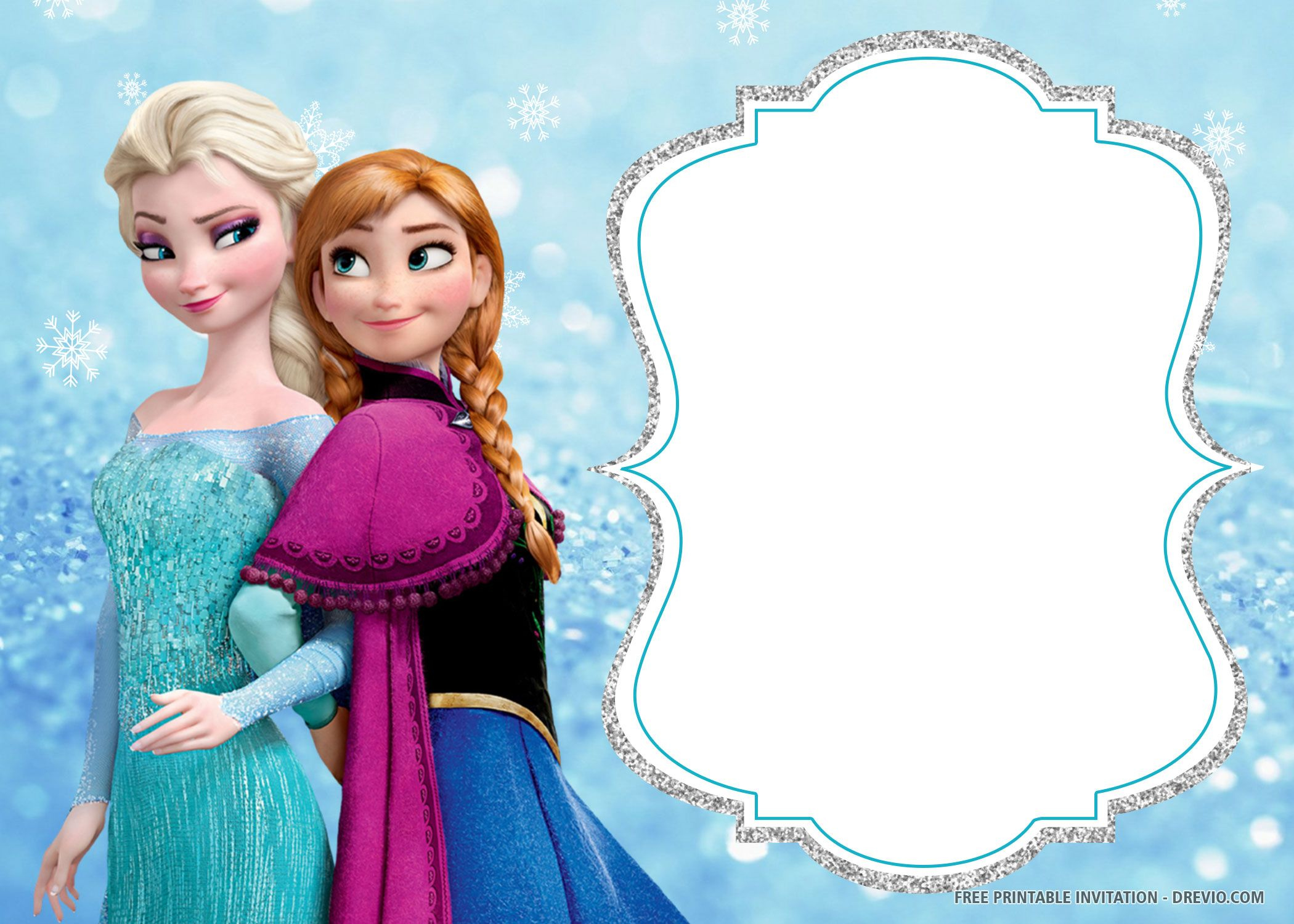 Free Printable Frozen Birthday Invitation Templates pertaining to Free Printable Frozen Birthday Invitations