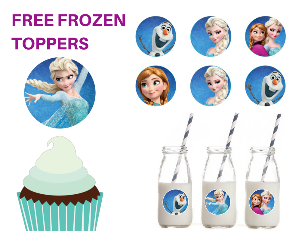 Free Printable Frozen Cupcake Circle Toppers - Magical Printable throughout Frozen Cupcake Toppers Free Printable