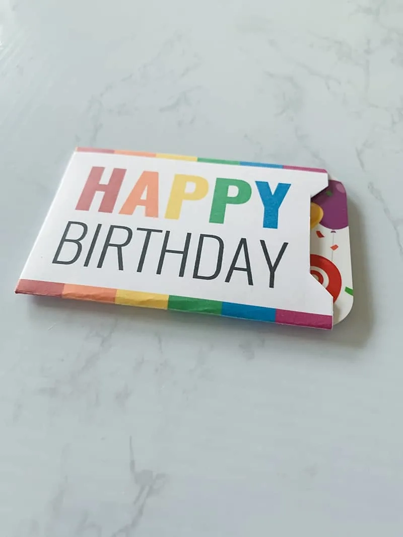 Free Printable Gift Card Holder | Happy Birthday | Instant Download with Free Printable Money Cards for Birthdays