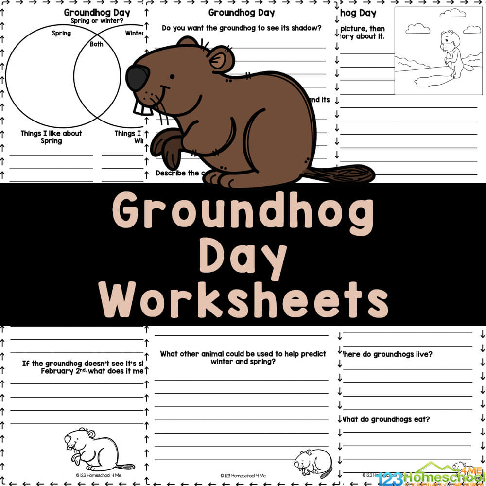 Free Printable Groundhog Day Worksheets For 1St-4Th Grade with regard to Free Printable Groundhog Day Reading Comprehension Worksheets