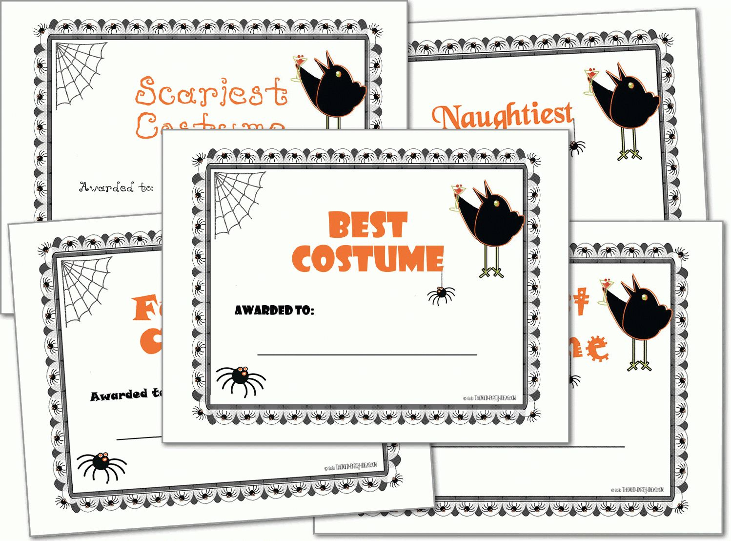 Free Printable Halloween Award Certificates | Free Printable regarding Free Printable Halloween Award Certificates