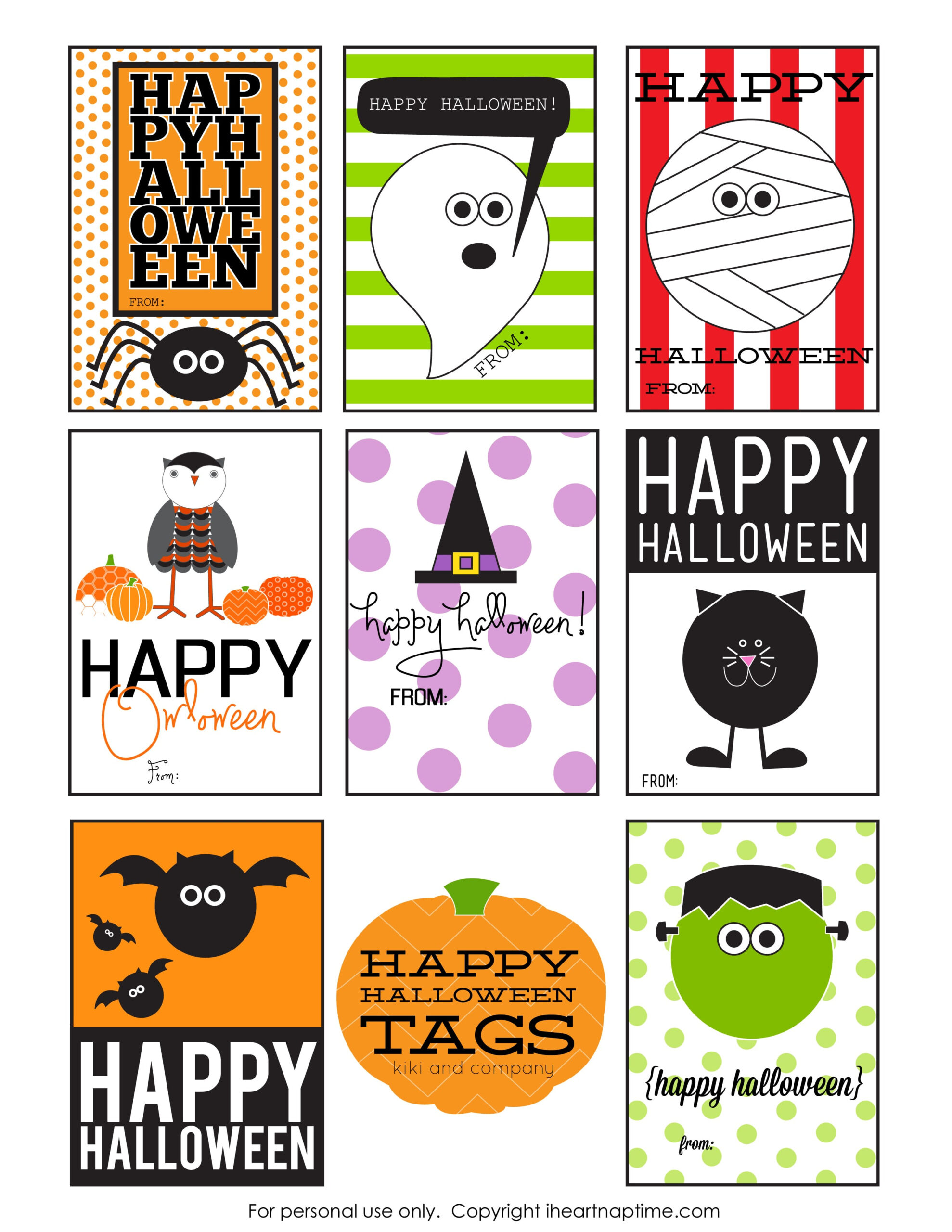 Free Printable Halloween Gift Tags | Popsugar Smart Living throughout Free Printable Halloween Tags
