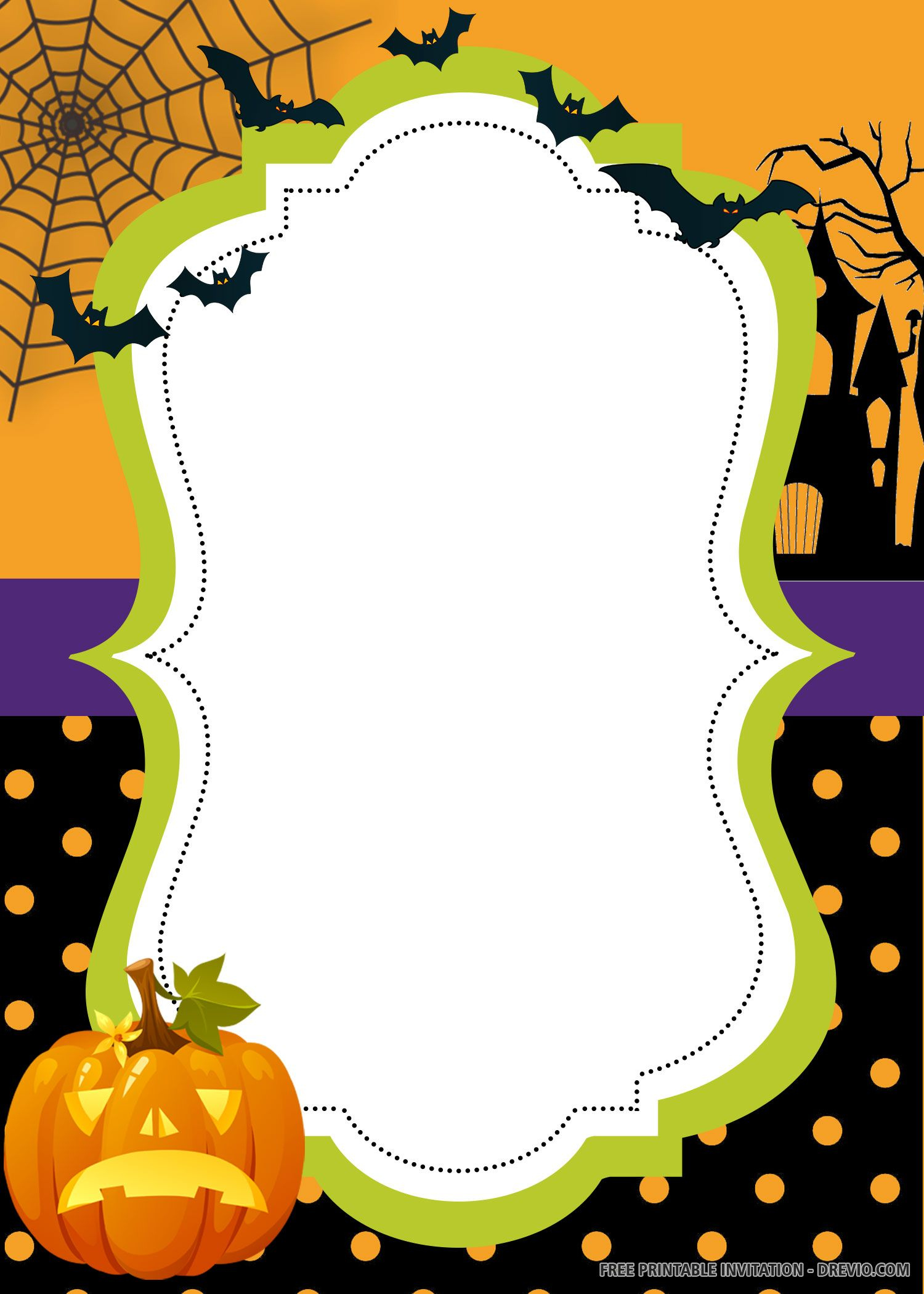 Free Printable Halloween Invitation Templates | Halloween Party with Free Online Halloween Invitations Printable