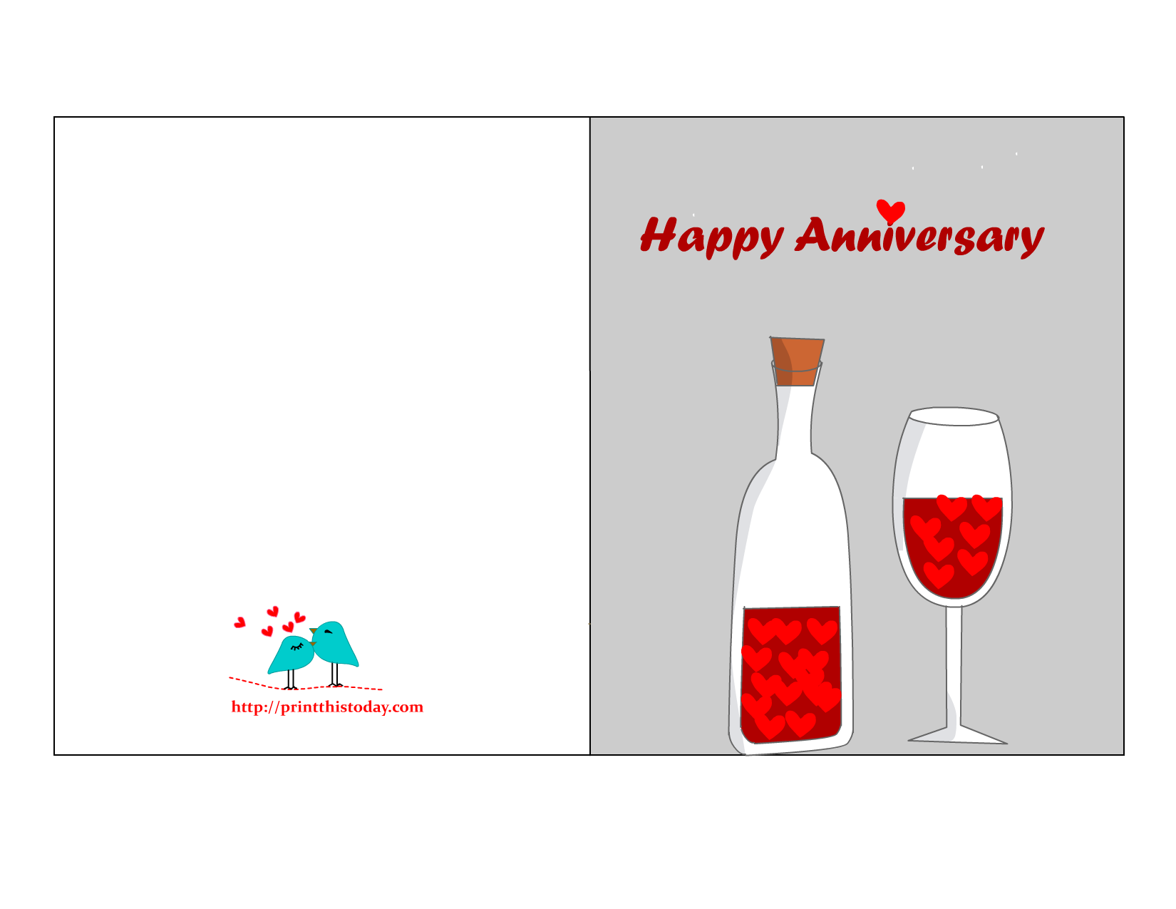 Free Printable Happy Anniversary Cards with Free Printable Anniversary Cards For Couple