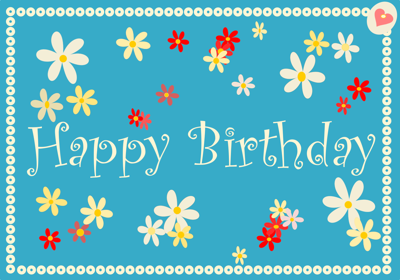 Free Printable Happy Birthday Cards – Ausdruckbare for Free Printable Happy Birthday Cards Online