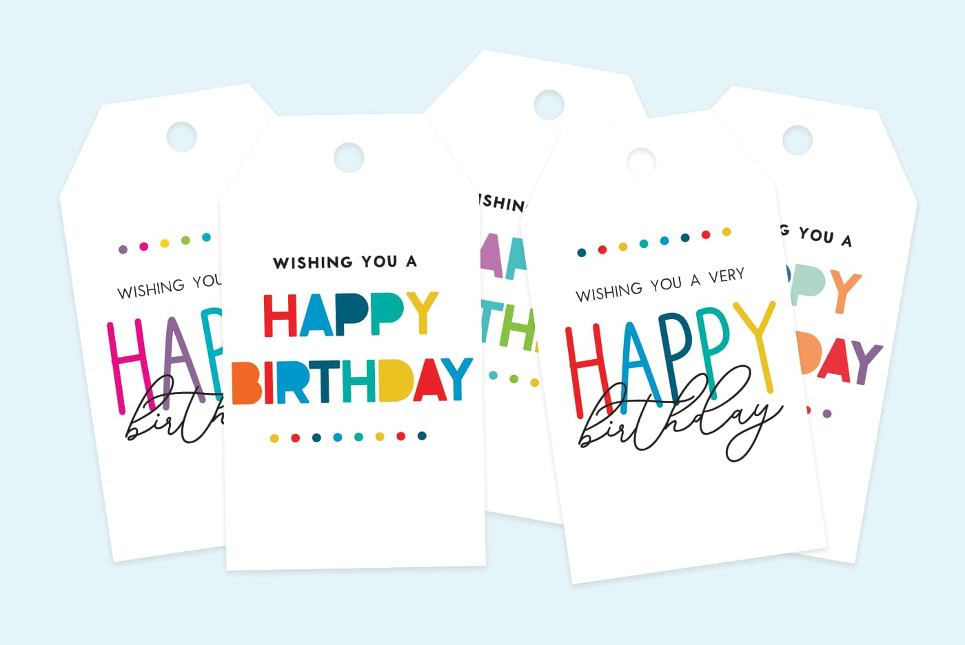 Free Printable Happy Birthday Gift Tags - Favorite Printables regarding Free Printable Birthday Tags