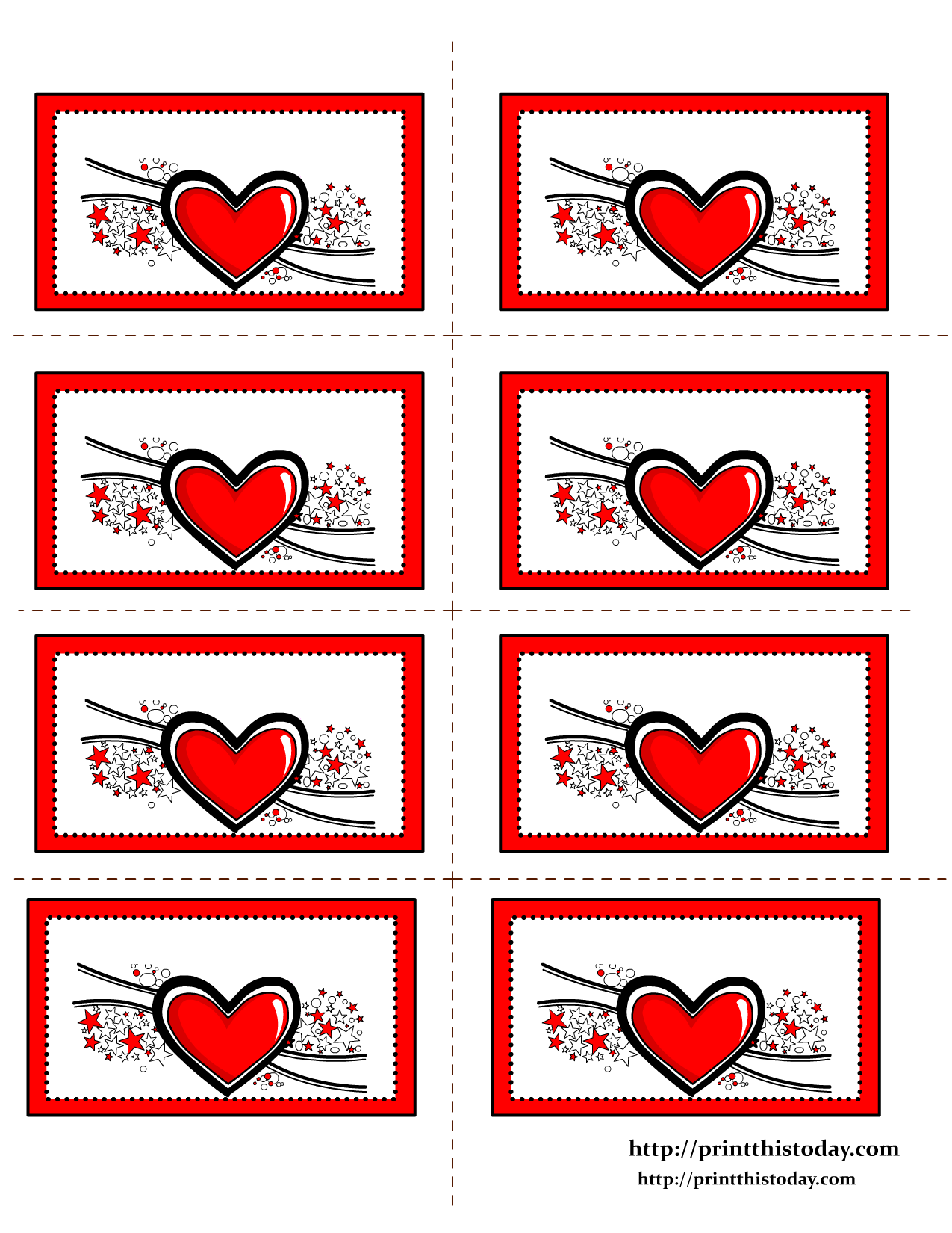 Free Printable Labels With Hearts with regard to Free Printable Heart Labels