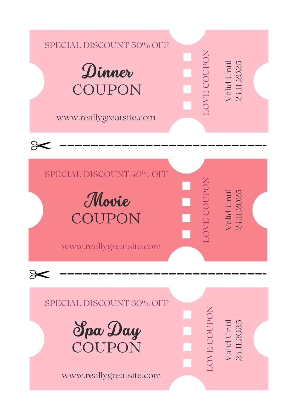 Free Printable Love Coupon Templates | Canva with regard to Free Printable Coupons 2025